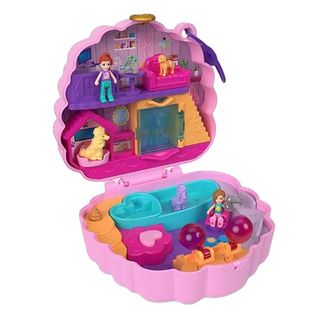Polly Pocket Groom & Glam Poodle Compact from John Lewis & Partners