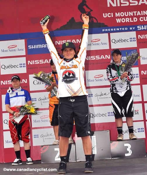 Women's winner Sabrina Jonnier