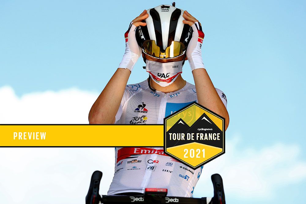 Tadej Pogacar (UAE Team Emirates) at the 2021 Tour de France