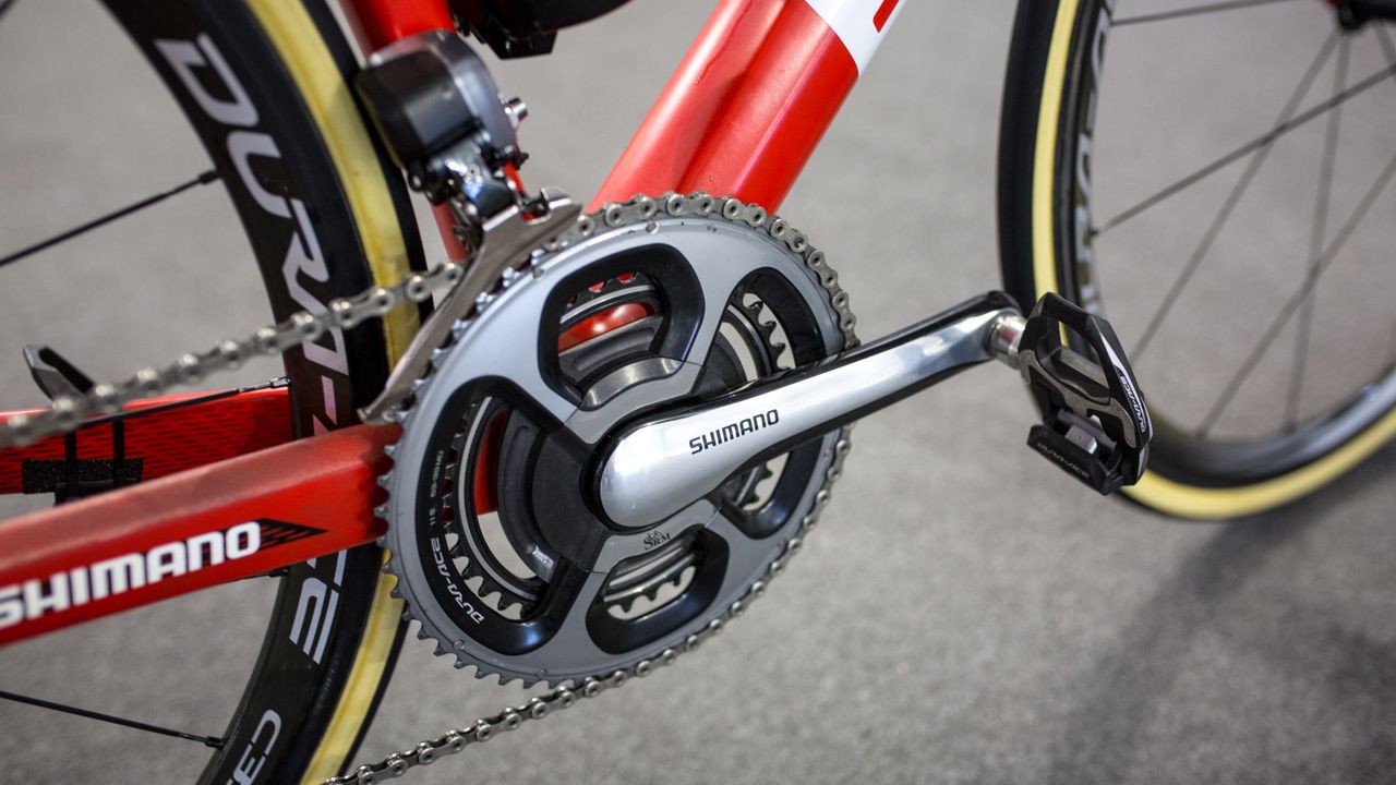 Shimano Dura-Ace crankset and a SRM powermeter