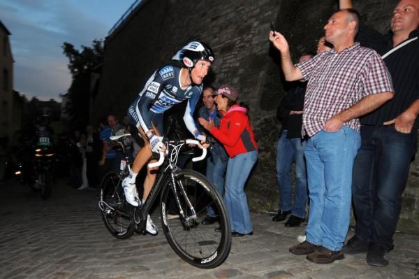Defending Tour of Luxembourg champion Fr&auml;nk Schleck (Saxo Bank) finished 25th in the prologue.