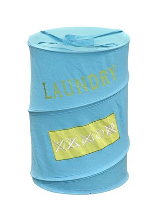 A collapsible laundry hamper