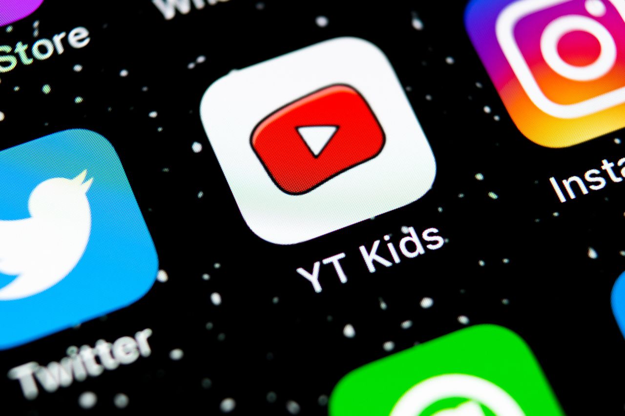 YouTube kids app.