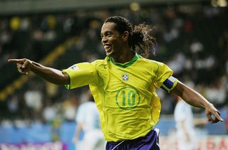 Ronaldinho celebrates, The 10 best Brazilian players ever