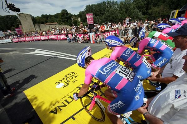 Lampre-ISD takes on the 23km test in 2011
