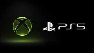 Xbox logo and PS5 logo