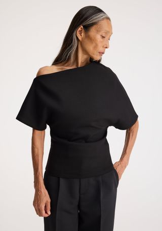 Asymmetrical Top | Black