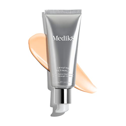 Medik8 Crystal Retinal 6 - Age-Defying Retinal Night Serum - Improves Wrinkles &amp;amp; Skin Firmness- 0.06% Retinal Strength - 11x Faster Than Retinol - for Regular Vitamin a Users - 30ml