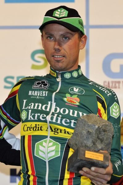 Sven Nys added another cobbled trophy to his collection.