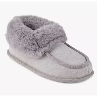 Totes real suede mocassin slipper boots from John Lewis