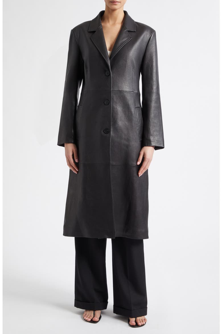 Aisa Leather Coat