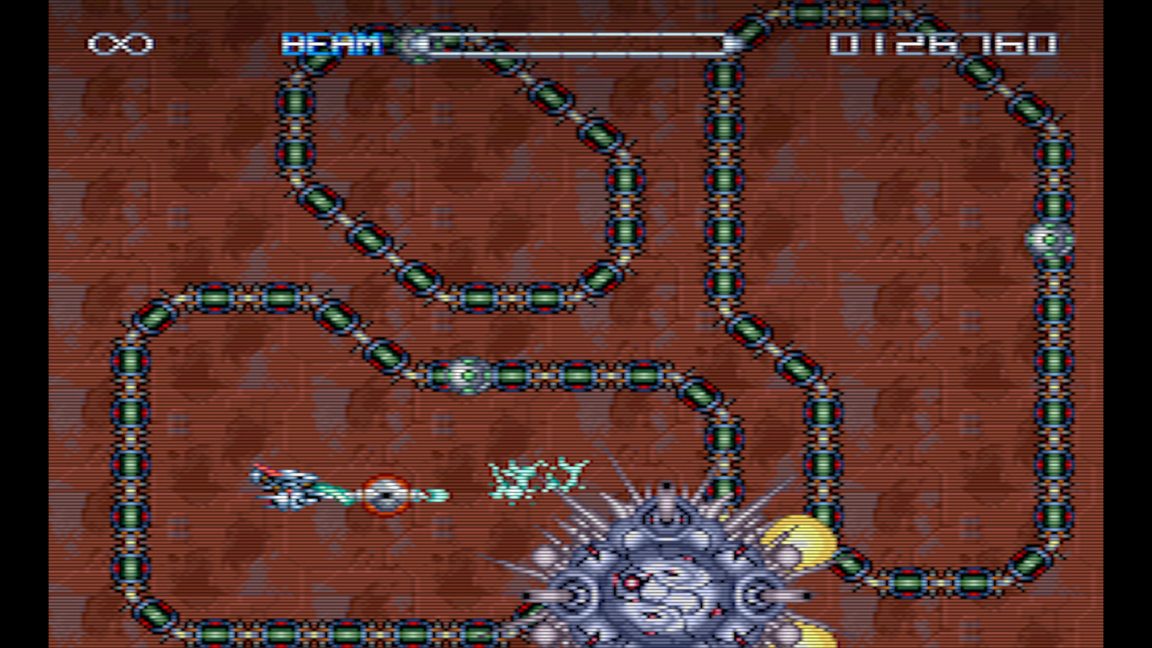 Screens from retro shooter R-Type