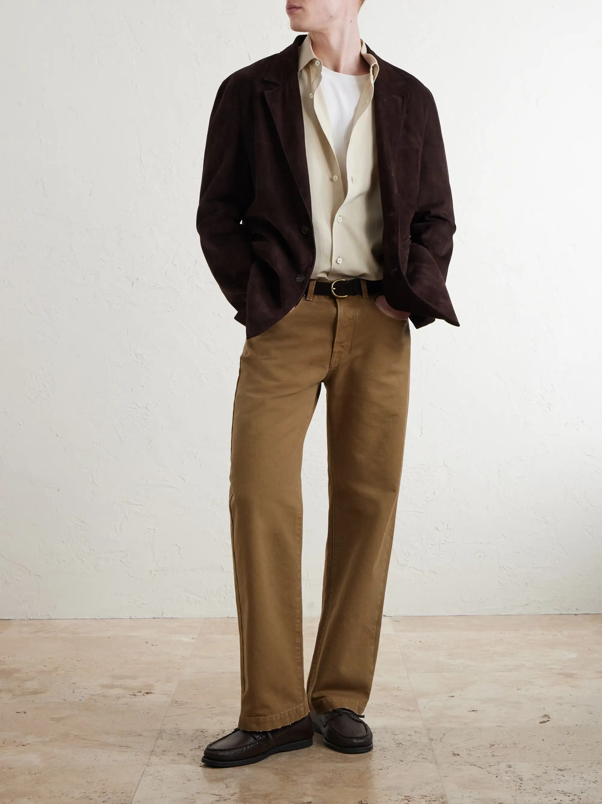 Massimo Alba, Oceano Straight-Leg Cotton Trousers