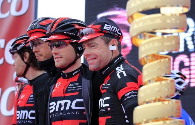 Team BMC Racing at the start