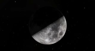 the moon wables like a bowl not yet tipped on its side.