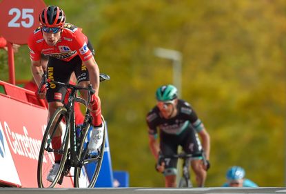 Primoz Roglic at the 2020 Vuelta a España