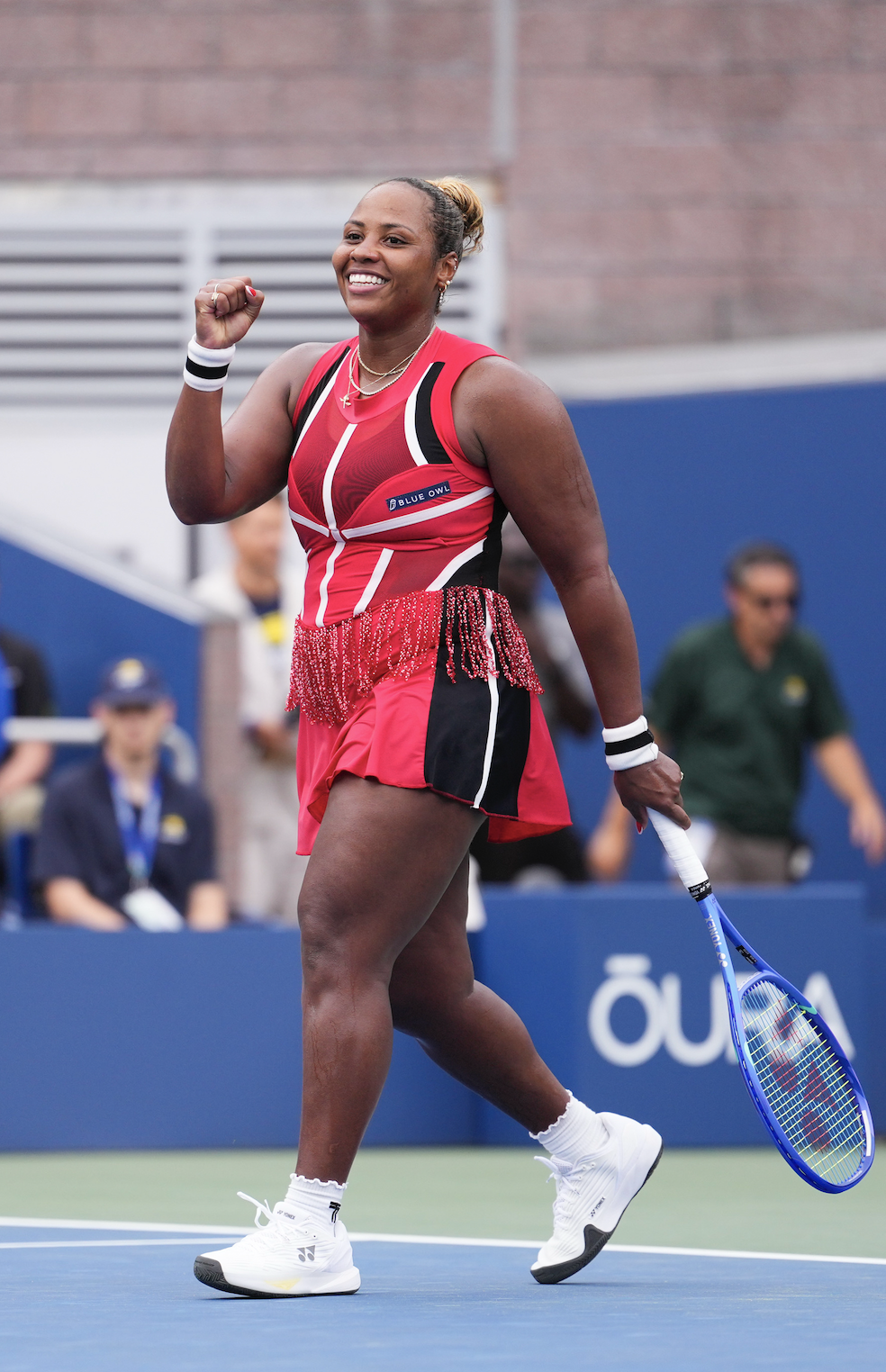 Taylor Townsend wore her own tennis dress design during the 2026 US Open