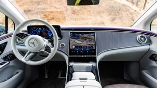 Mercedes EQE interior view
