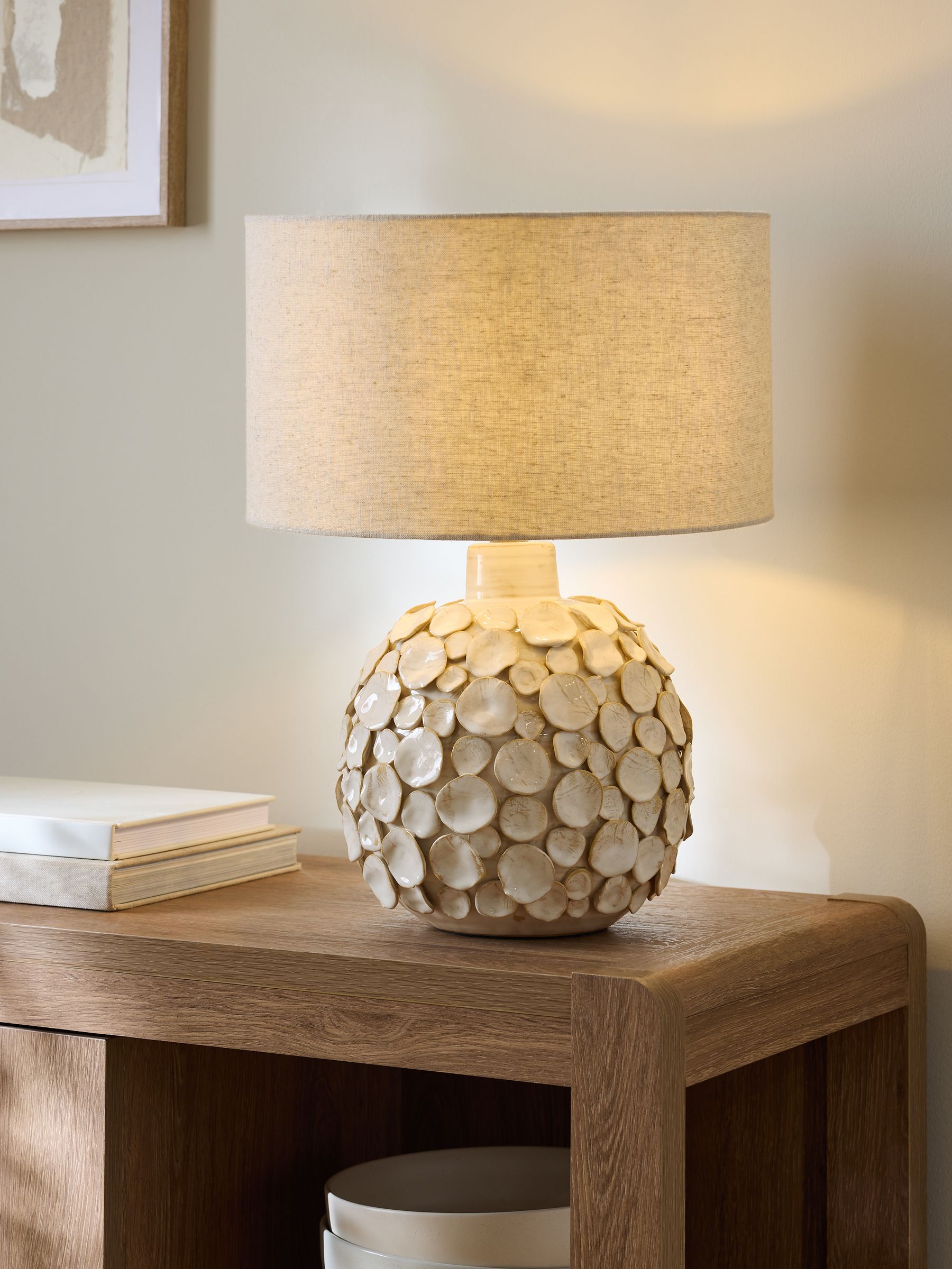 White Aegean Large Table Lamp - Size One