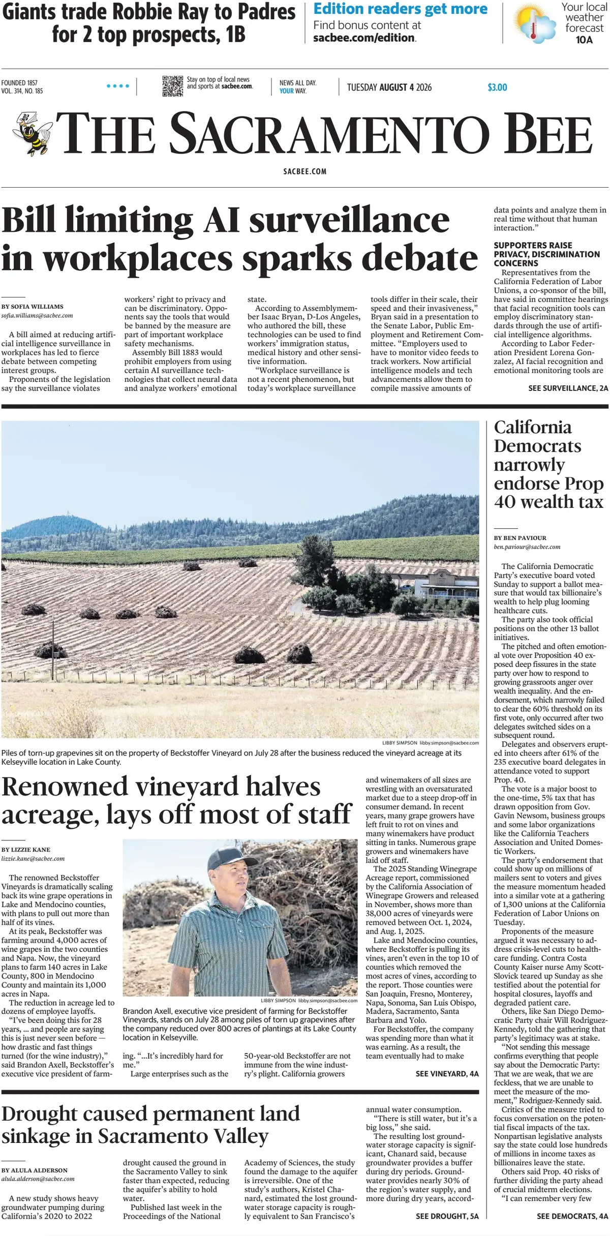 The Sacramento Bee
