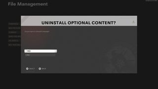 Delete unused content in Call of Duty Black Ops Cold War