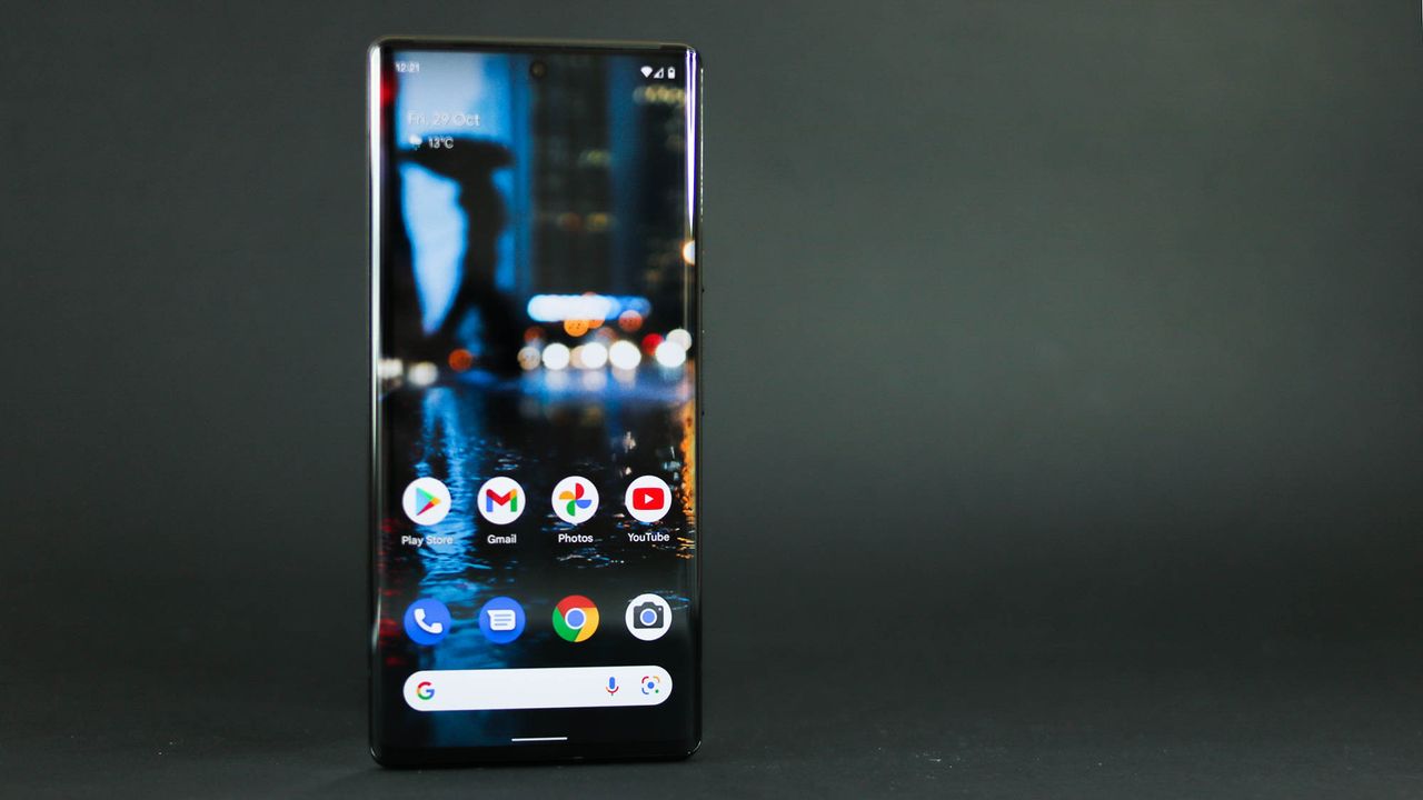 A photograph of the Google Pixel 6 Pro on a table