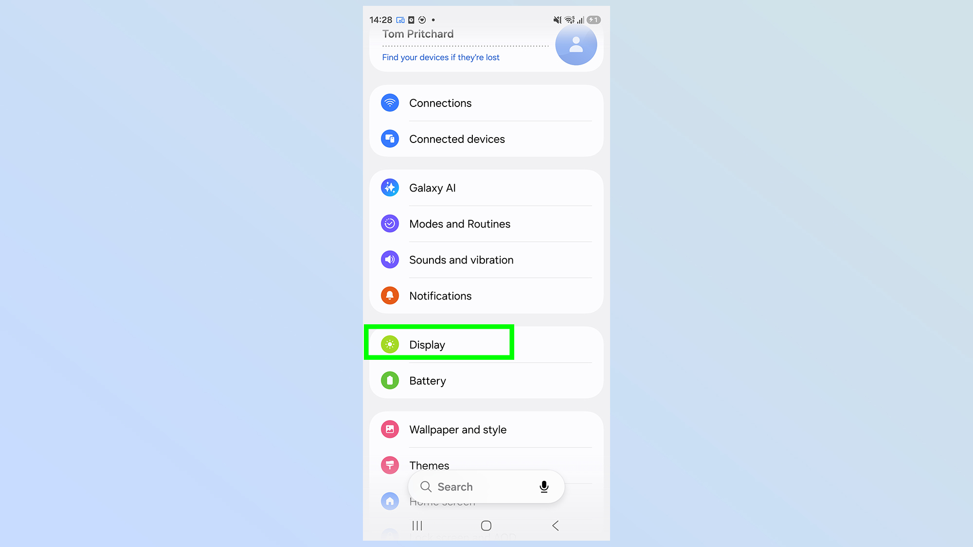 how to change screen resolution on galaxy s26 ultra