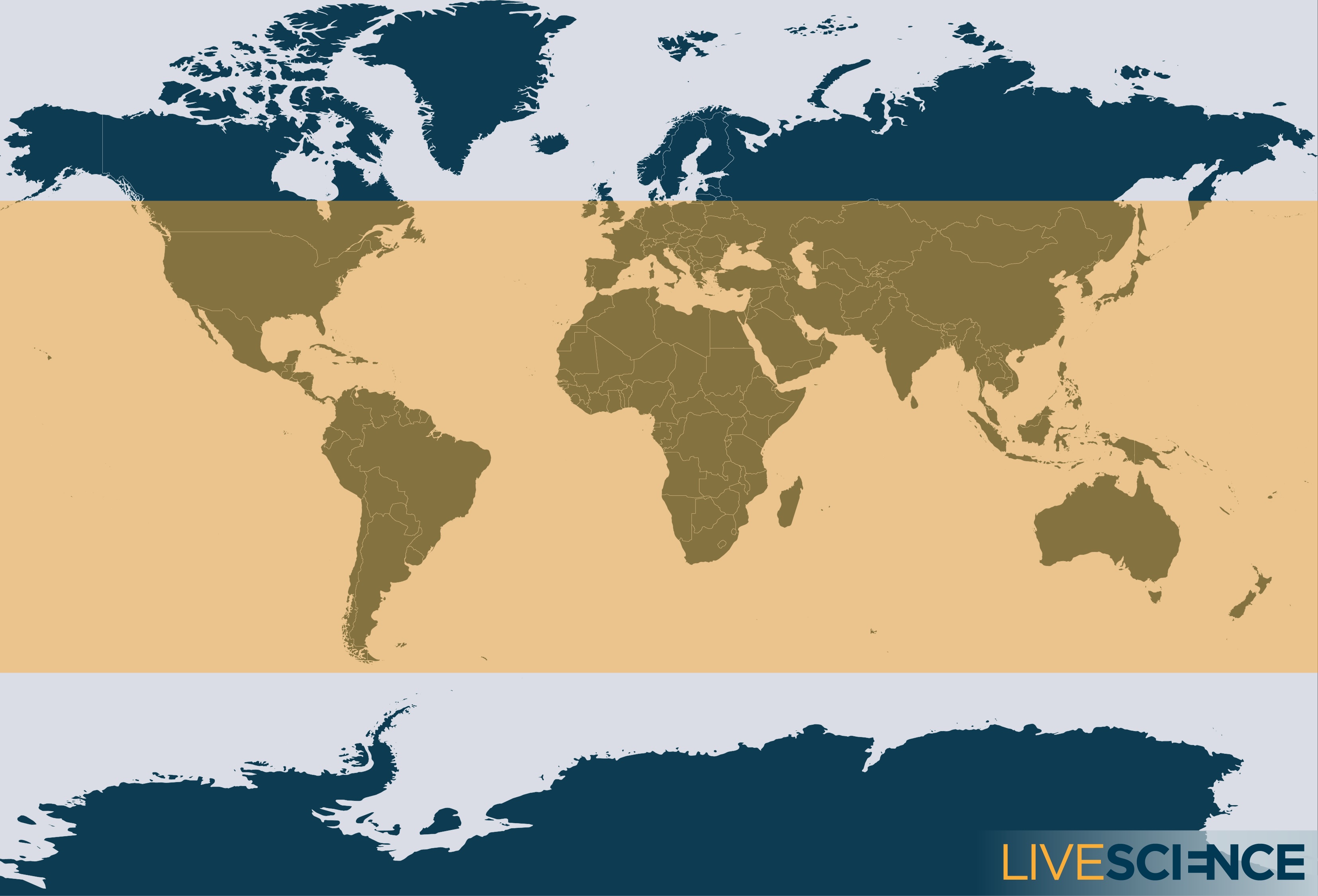a map showing where the Soviet satellite may fall