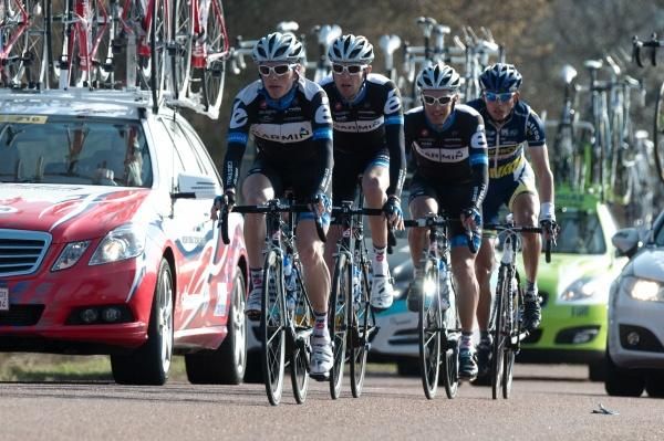 Garmin-Cervelo riders chase back on