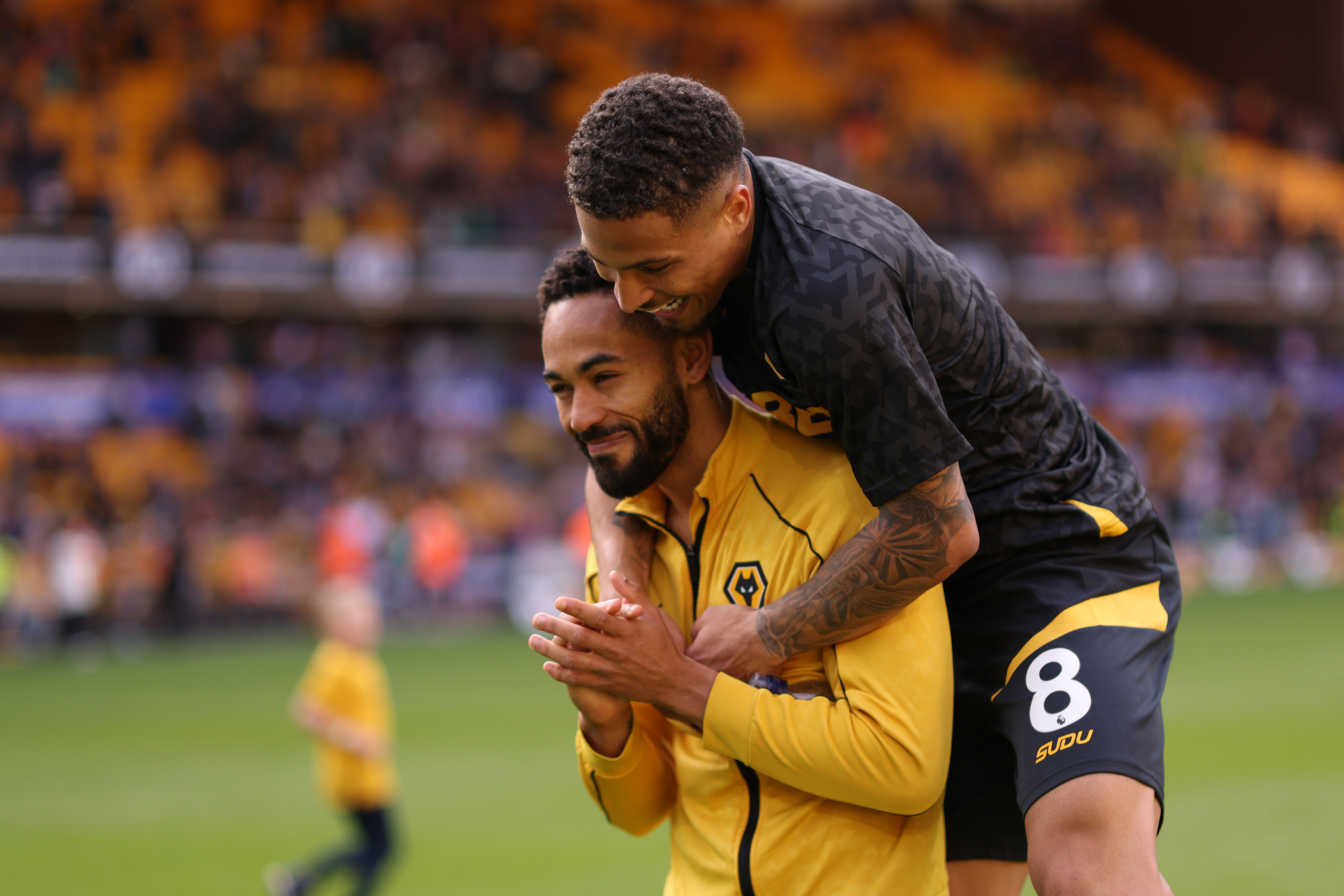 Matheus Cunha and Joao Gomes have struck up quite the bond at Molineux