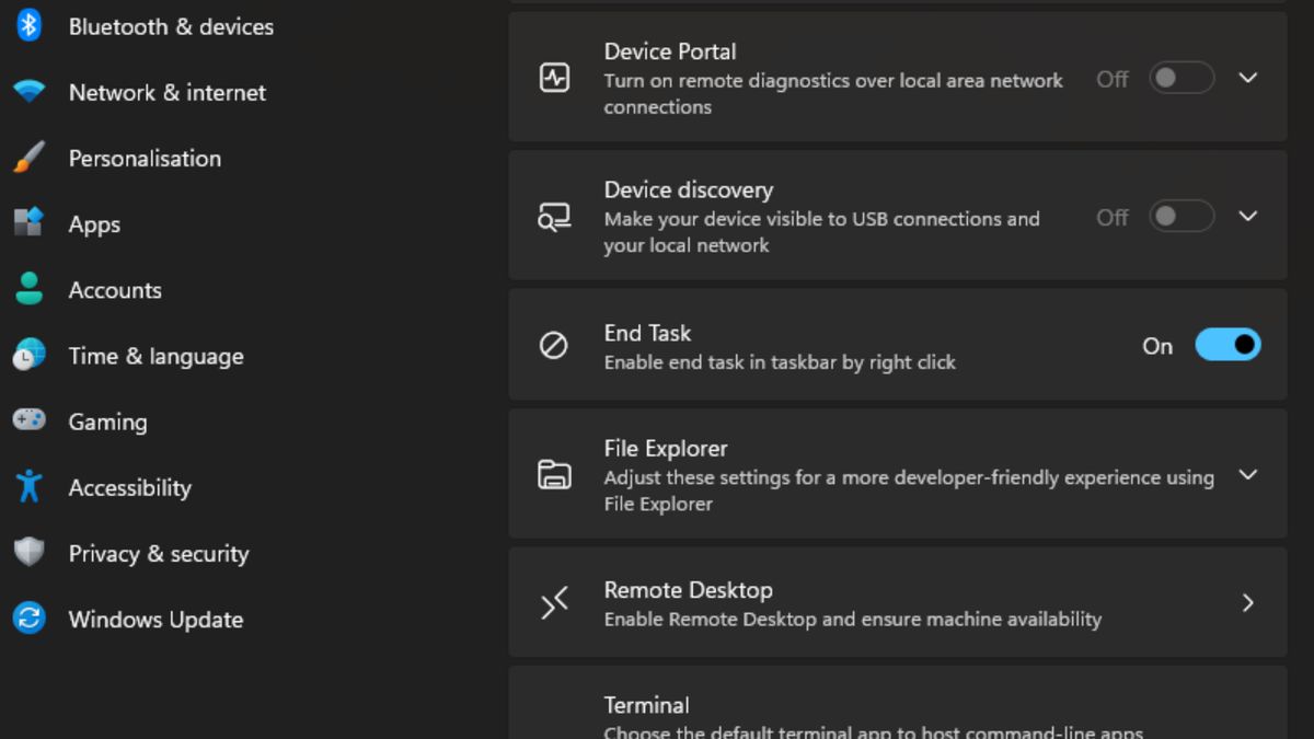Things I've missed: Windows 11 lets you 'End Task' from the taskbar ...