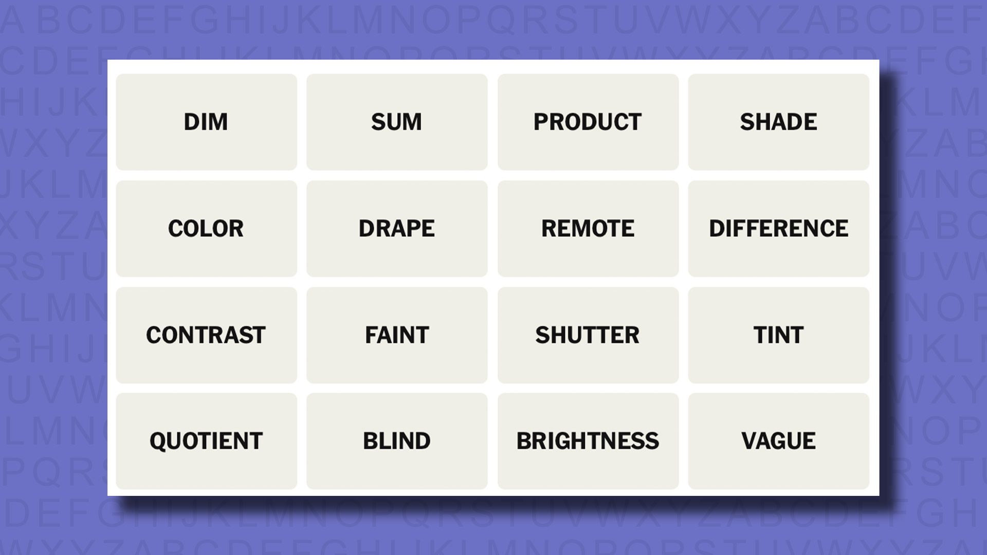 NYT Connections hints for game 698 on a purple background