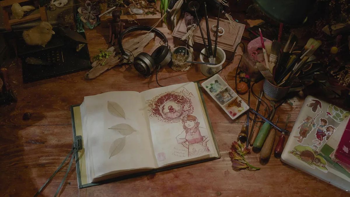 Sketchbook in Tales of the Shire teaser trailer