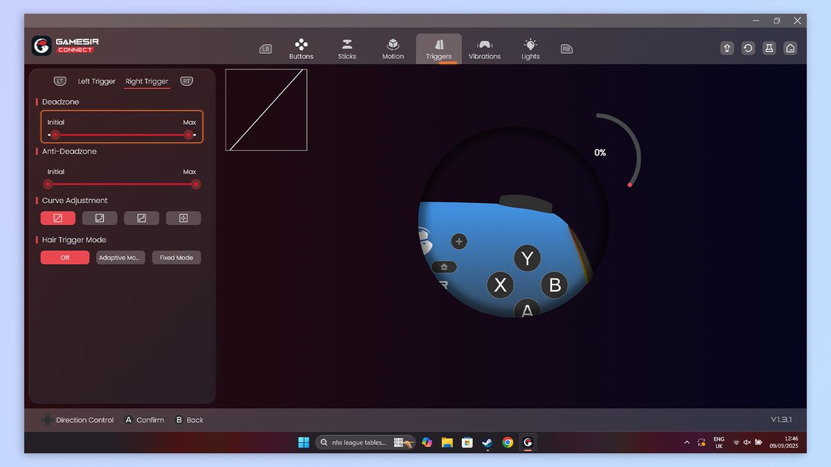 GameSir Connect software screenshot