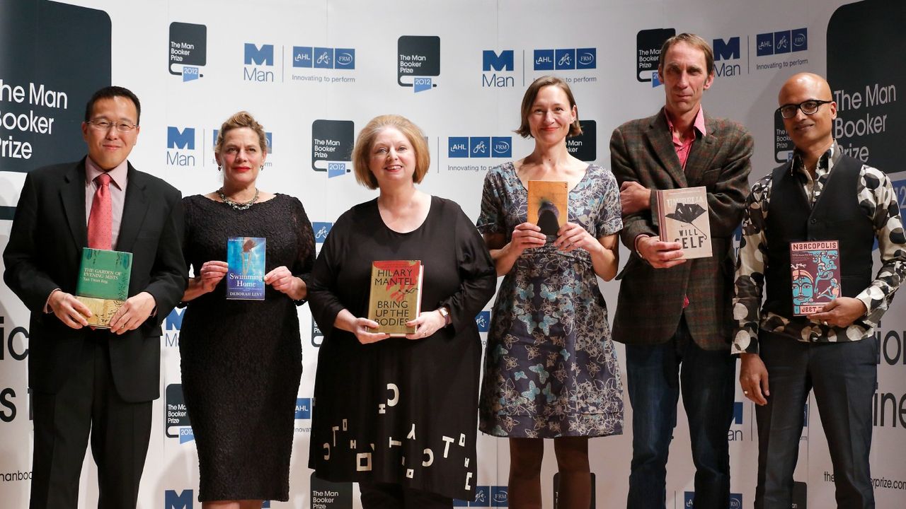 The contenders for the 2012 Booker Prize, which was won by Hilary Mantel  