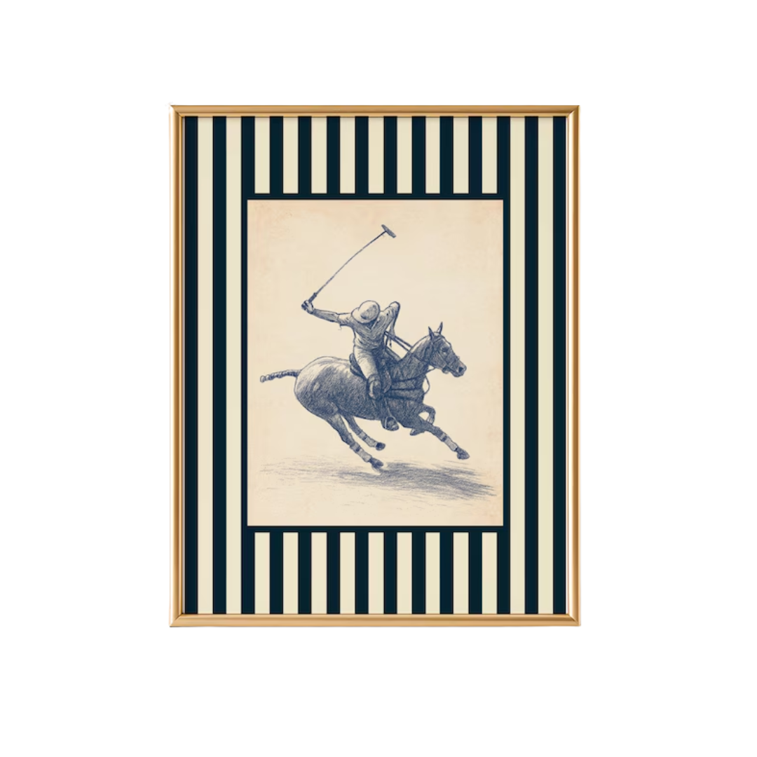 ArtMuseDecor, Polo Horse Art Print