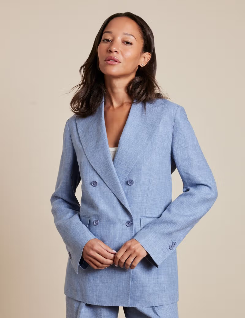 hawes &amp;amp; curtis, Relaxed Twill Linen Blazer