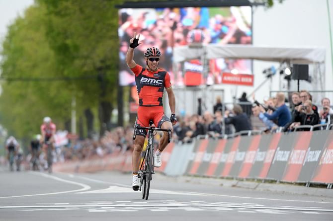 Philippe Gilbert (BMC) victorious for the fourth time on the Cauberg