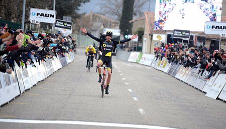 Lilian Calmejane wins Royal Bernard Drome Classic