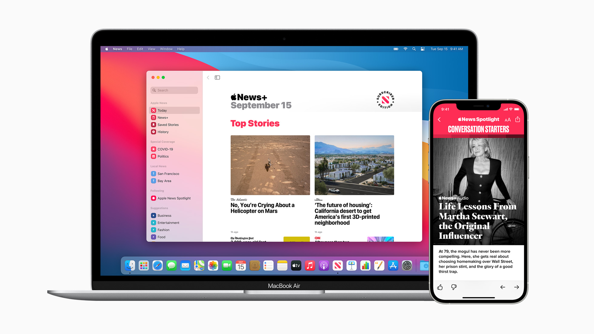 Apple News on devices