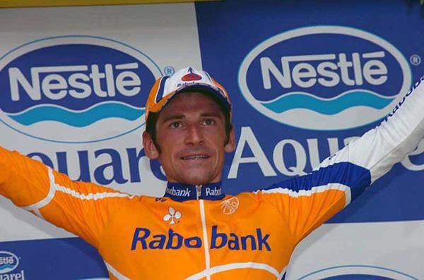 Denis Menchov (Rabobank) on stage