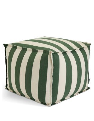 Habitat Stripe Outdoor Pouffe Cushion