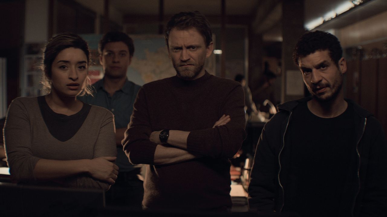 Shirine Boutella, Vincent Londez, and Soufiane Guerrab are the cops on the present-day hunt in the Netflix series "Lupin."