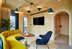 Colourful interiors designed by Jaime Hayon at The Standard Bangkok hotel