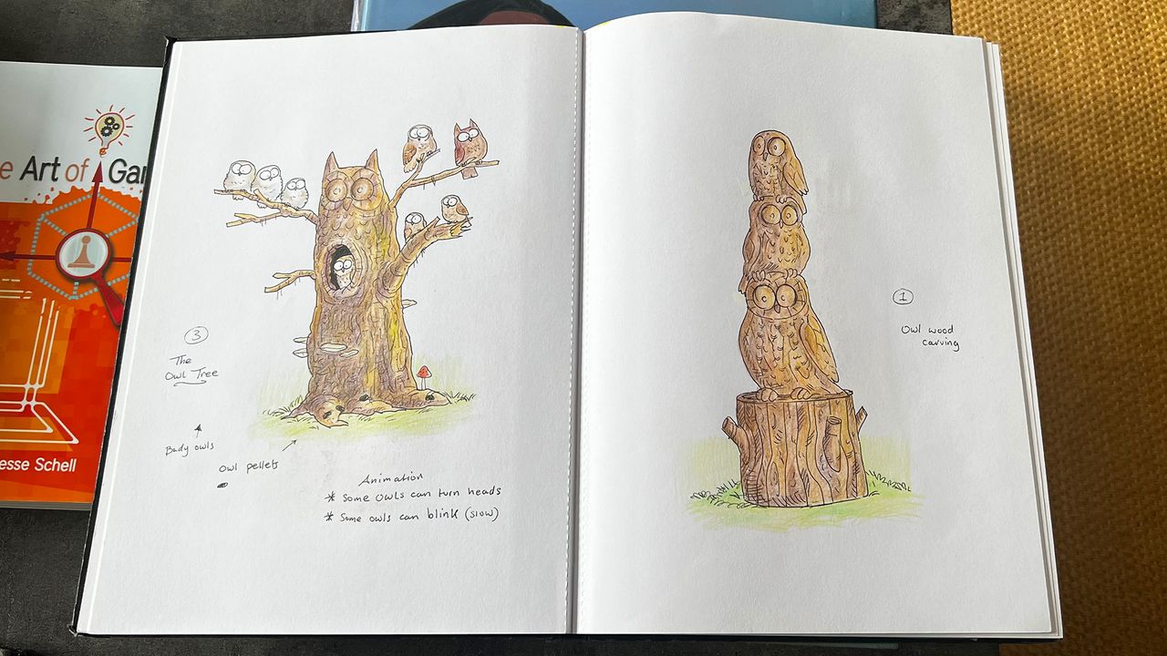 Simon Tofield's sketches of Simon's Cat