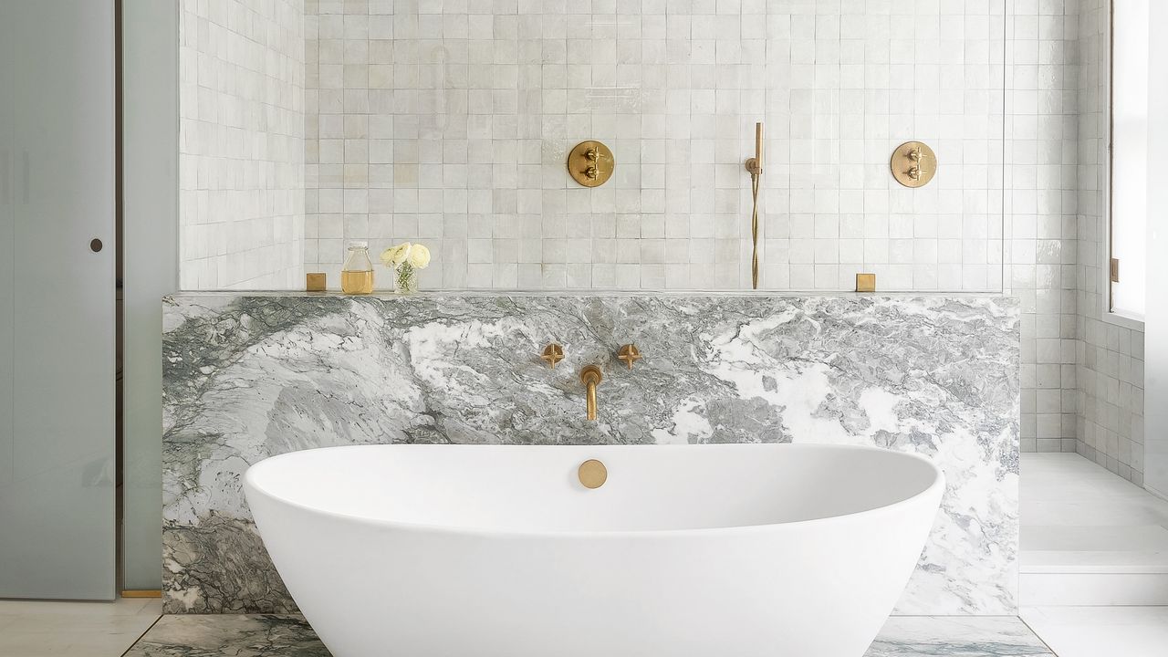 Marble bathroom