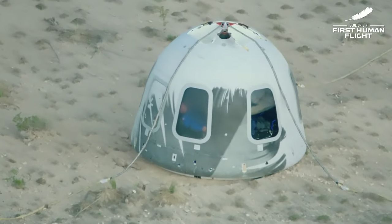 Blue Origin made history when four passengers, including Jeff Bezos, lifted off and made it to space aboard New Shepard.