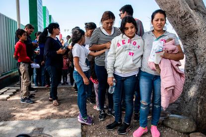 Central American migrants in Mexico.