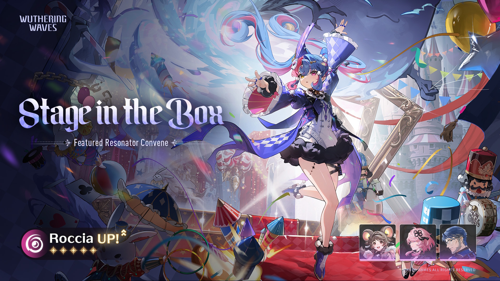 Wuthering Waves banners - Roccia banner details for version 2.5