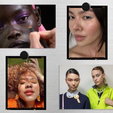 Who What Wear beauty editors' summer mood board.